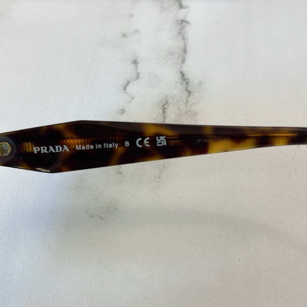 Prada Tortoiseshell Cat-Eye Glasses - Brown/Black - Picture 9 of 9
